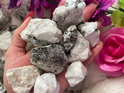 Rainbow Moonstone Rough Stone 1-2 inch size