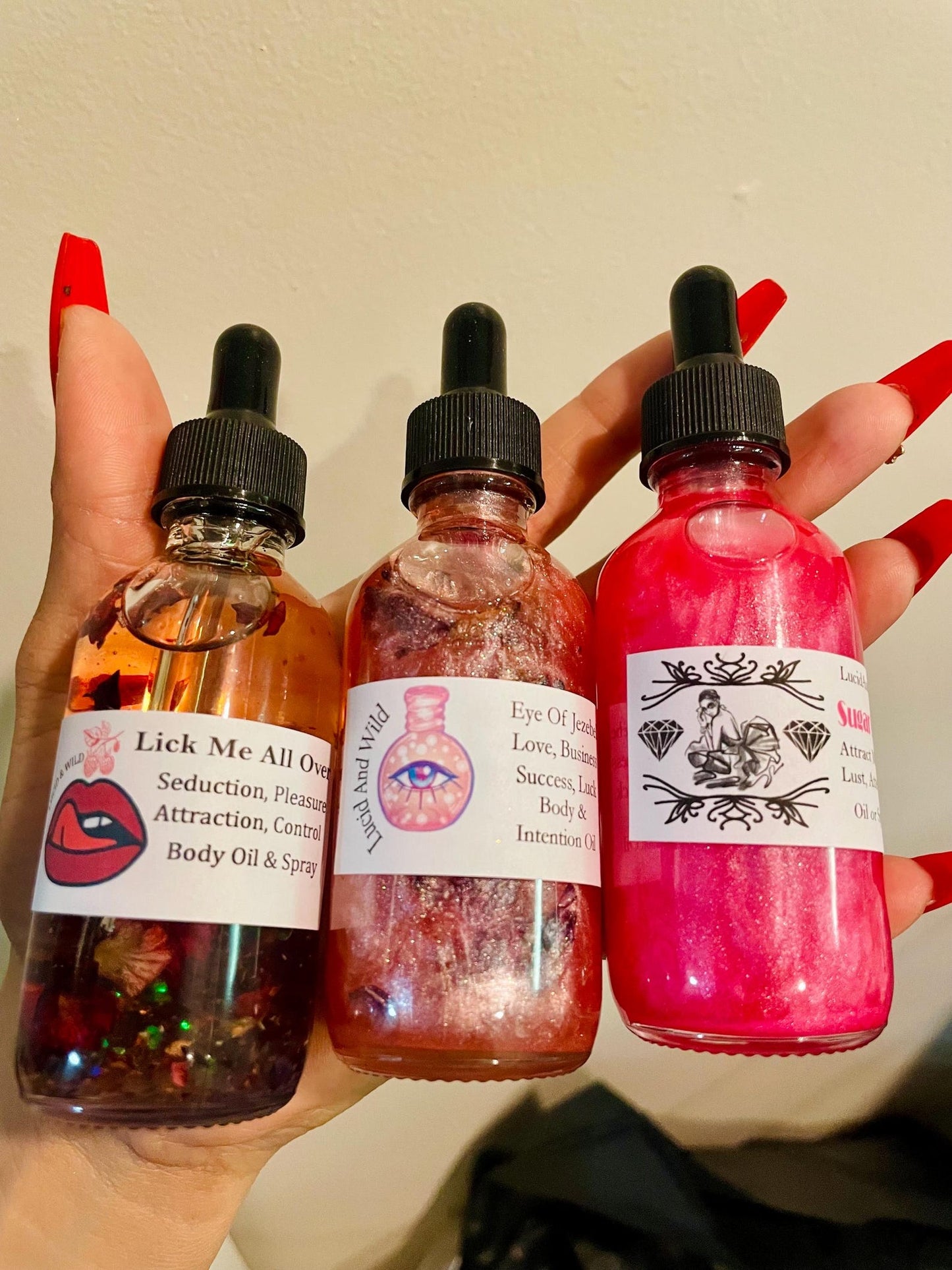 Spoiled Spellbound Bundle - Jezebel, Lick Me All Over, Sugar Babe Oils