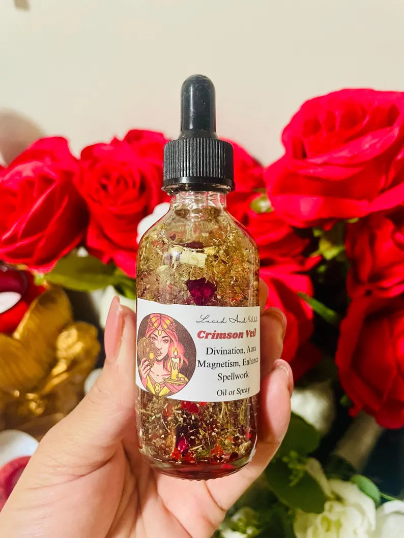 Crimson Veil- Enchance Spellpower, Intuition, Magnetism