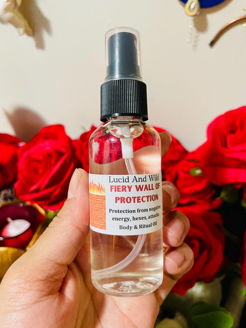 Fiery Wall of Protection- protects against harm/negativity