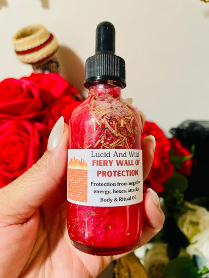 Fiery Wall of Protection- protects against harm/negativity