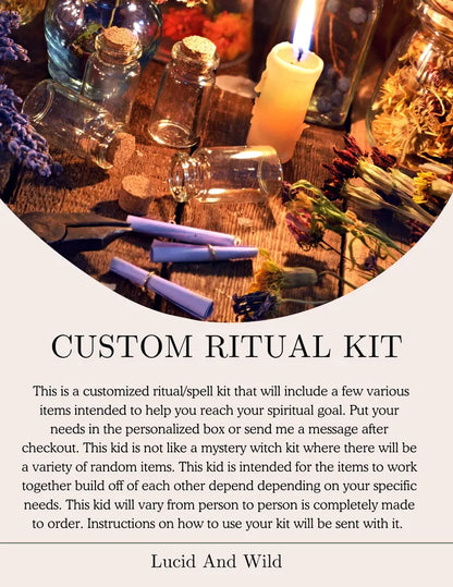 Customized Ritual Kit - Personalized based on your needs