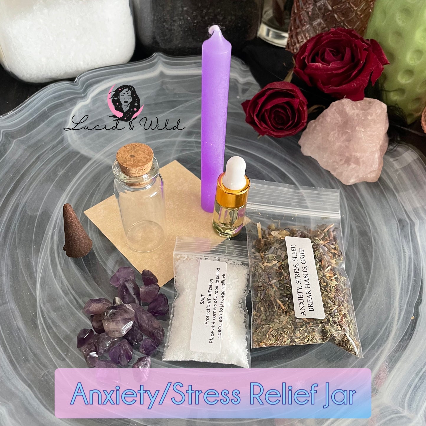 Anxiety Relief Jar Spell Kit