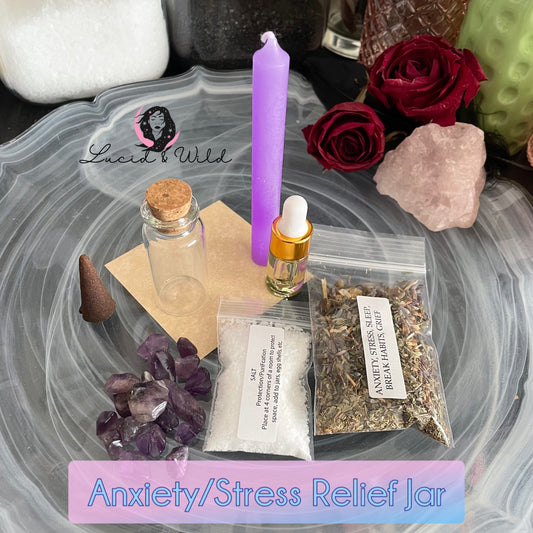 Anxiety Relief Jar Spell Kit