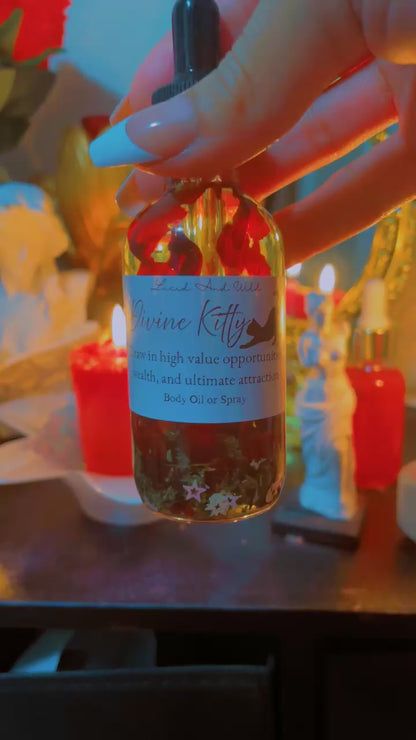 Divine Kitty Oil – Attraction, Feminine Essence