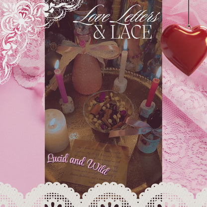 Love Letters & Lace Intention Oil - Attraction, Glamour, Love, Beauty