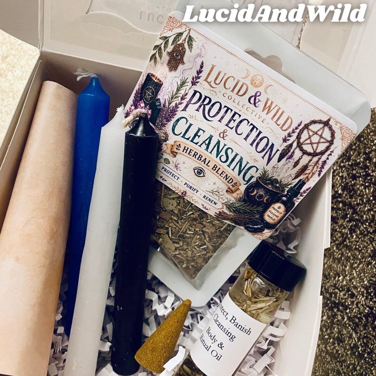 Protection Spell Kit - spiritual protection, energetic boundaries