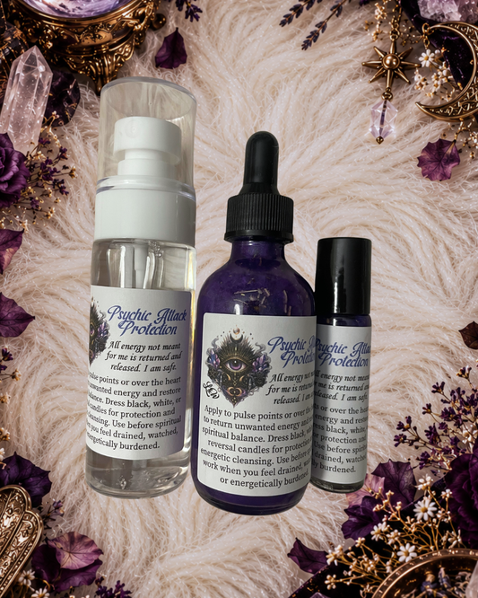 PSYCHIC ATTACK Protection Intention Oil-  Protection • Reversal • Energetic Boundaries