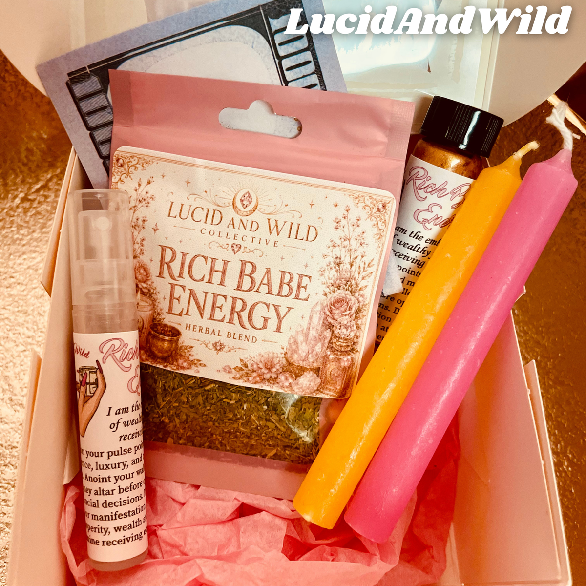 Rich Babe Energy Spell Kit