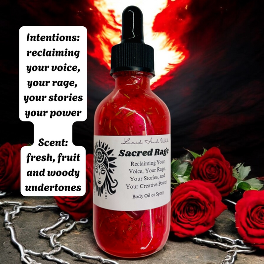 Sacred Rage- Spiritual Voice Activation, Healing Throat Chakra