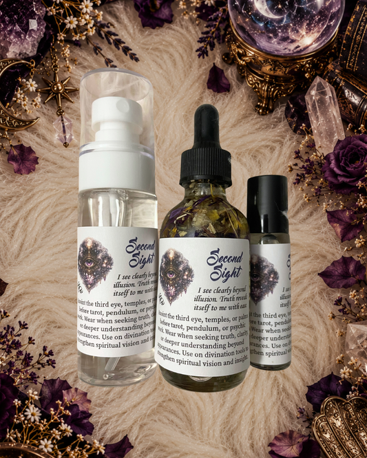 SECOND SIGHT Intention Oil-  Divination • Discernment • Spiritual Vision