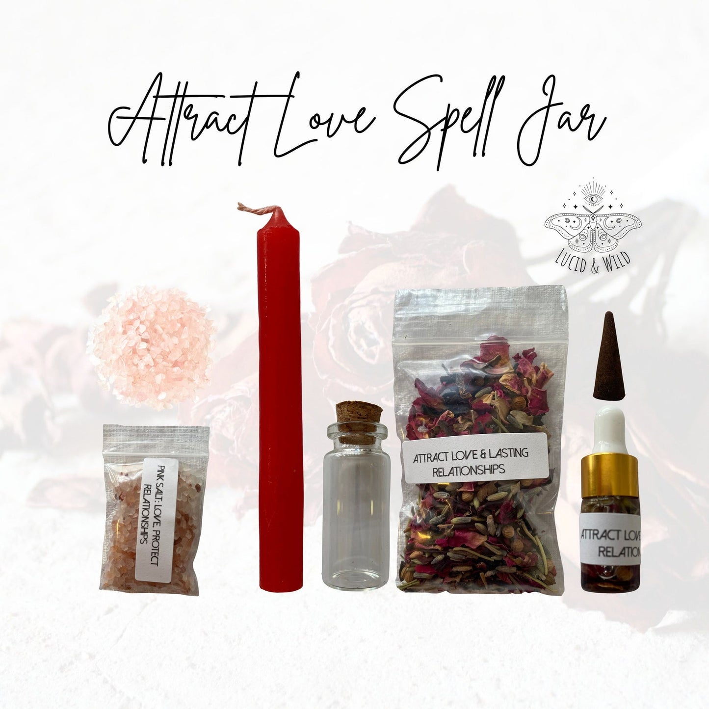 Attract Love Spell Jar Kit