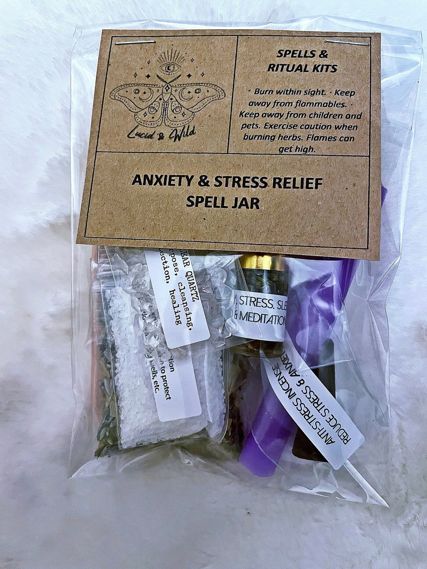 Anxiety Relief Jar Spell Kit