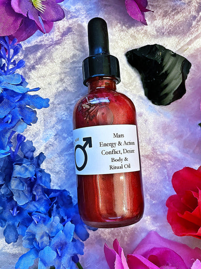 Mars Planetary Intention Oil - Conflict, Actions, Energy, Desires