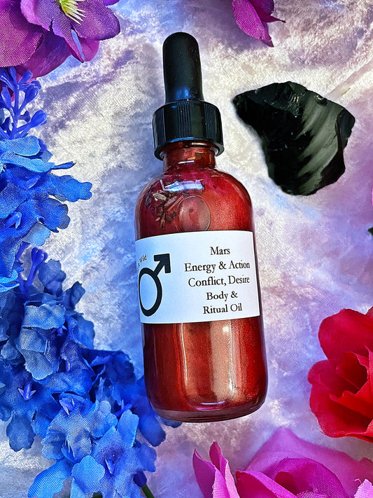 Mars Planetary Intention Oil - Conflict, Actions, Energy, Desires